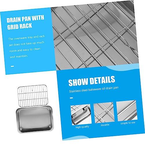 【並行輸入品】BESTOYARD 1 Set Stainless Steel Bakeware Non Stick Roasting Panの画像