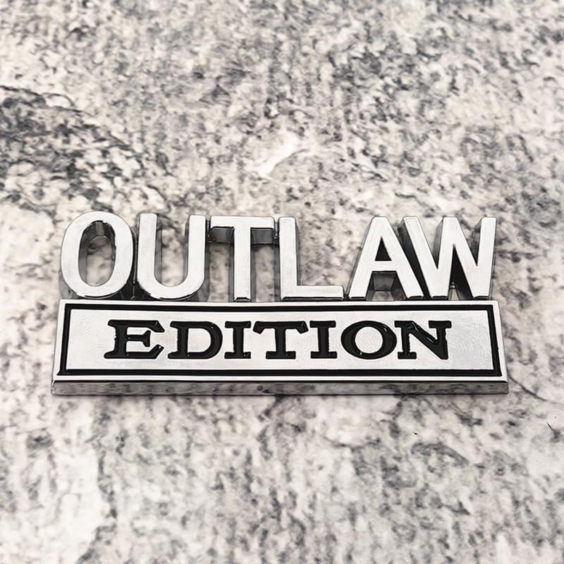 【並行輸入品】1PC Outlaw Edition Letter Sticker Decal for Car Truck Fender Taiの画像