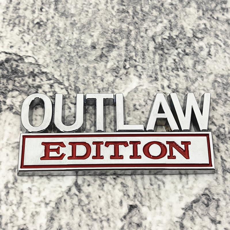 【並行輸入品】1PC Outlaw Edition Letter Sticker Decal for Car Truck Fender Taiの画像