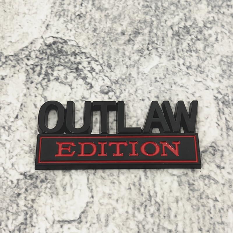 【並行輸入品】1PC Outlaw Edition Letter Sticker Decal for Car Truck Fender Taiの画像