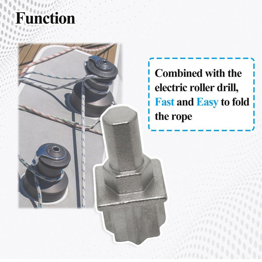 【並行輸入品】Ebrmeiwo 7431 セーリング コードレス ドリルとウインチアダプター 電動ウィンチに変換 Ebrmeiwo 7431 S |  | 06