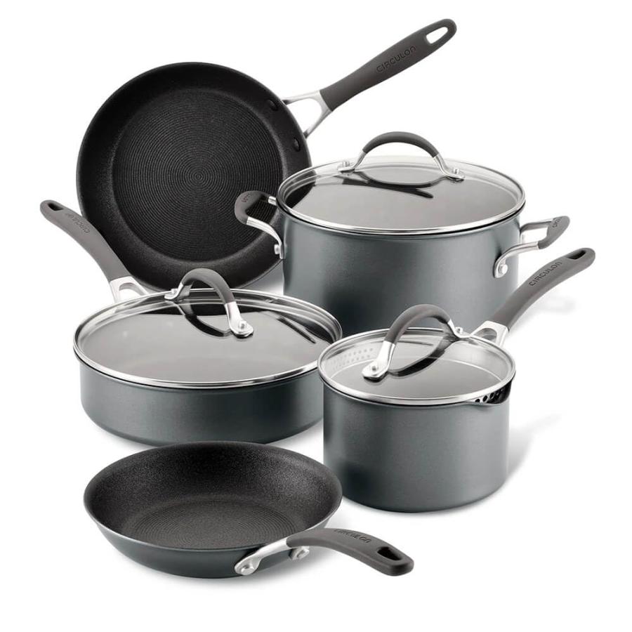 Circulon 81838 8 Piece ScratchDefense Nonstick Cookware Set Circulon 81838 8 Piece ScratchDefense Nonstick Cookware Set