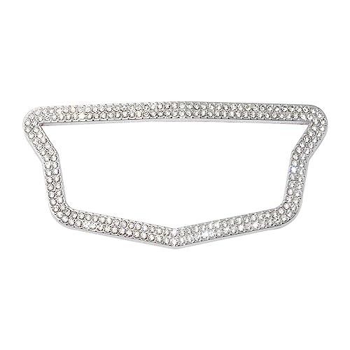 【並行輸入品】Cinkenyo Bling Crystal Emblem Compatible for Cadillac, Diamond Cの画像