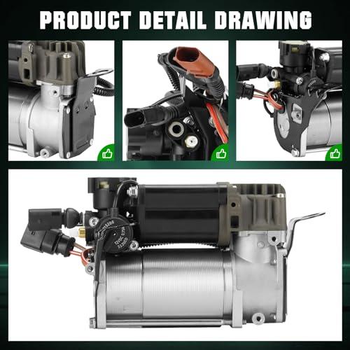 【並行輸入品】Air Suspension Compressor Pump with Relay Fits for AUDI A8 Quatt_7