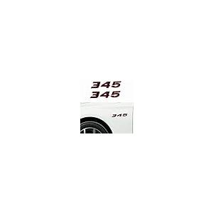 【並行輸入品】Pair 345 Emblem Side Rear Fender Badge Body Sticker Decal Logo Nの画像