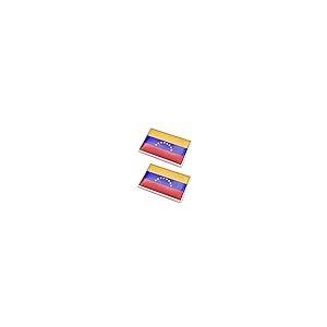 【並行輸入品】2 Pcs 3D Venezuela Venezuelans Flag Metal Car Stickers Chrome Deの画像