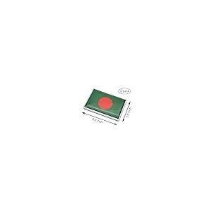 【並行輸入品】2 Pcs 3D Bangladesh Bangladeshis Flag Metal Car Stickers Chromeの画像
