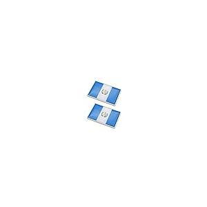 【並行輸入品】グアテマラ グアテマラ国旗 カーステッカー クロームデカール 2.3 x 1.6インチ 金属製トラックステッカー 愛国的な車のエンの画像