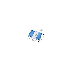 【並行輸入品】グアテマラ グアテマラ国旗 カーステッカー クロームデカール 2.3 x 1.6インチ 金属製トラックステッカー 愛国的な車のエンの画像