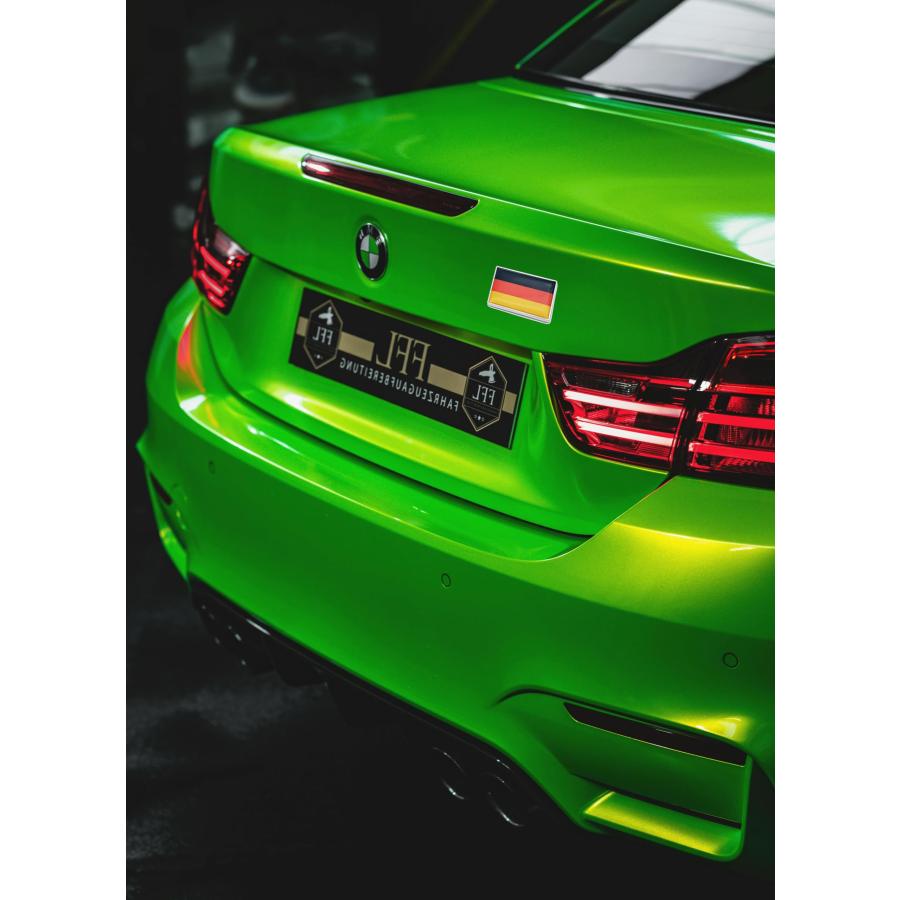 【並行輸入品】2 Pcs 3D Germany German Flag Metal Car Stickers Chrome Decals,2.の画像