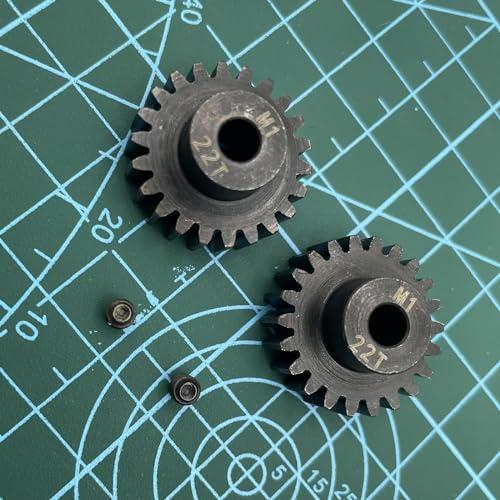 並行輸入品】ADORLY 2ピース Hd スチール ピニオンギア 22T Mod1 5mm