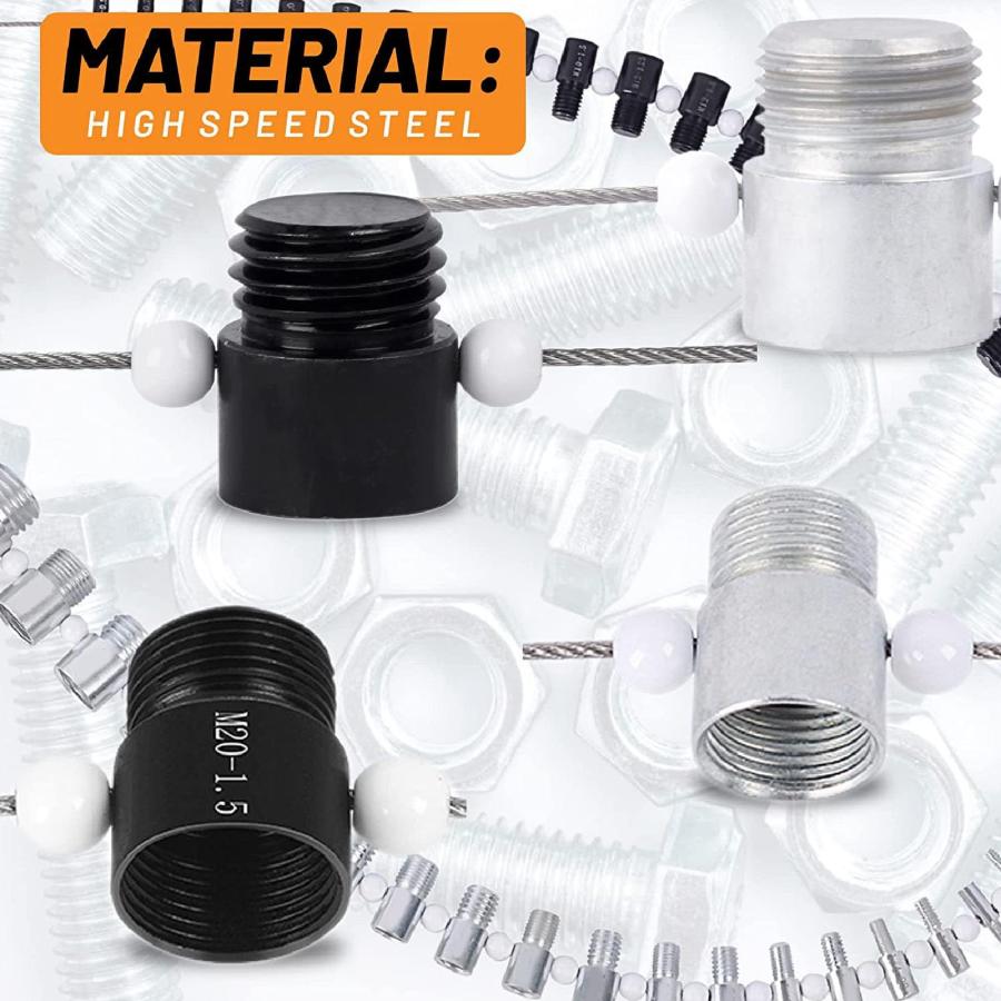 and Bolt Thread Checker,26 Pcs Set Nut and Bolt Thread Gauge 並行輸入品 【モーター】