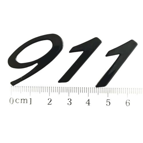 Rc Trading 911 Black Emblem Badge Insignia Number Rear Deck Trun 並行輸入品｜best-style｜08
