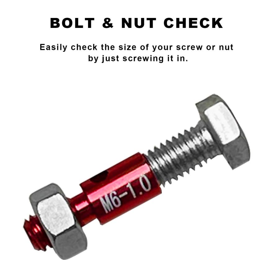 ネジご確認用 Amazon.co.jp: ナットとボルトのネジチェッカー、38穴ブルー