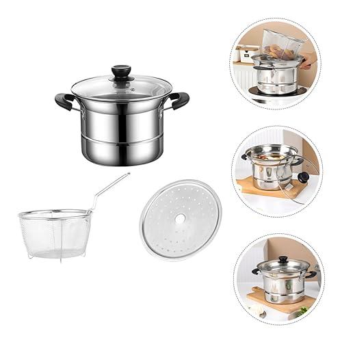 【並行輸入品】Zerodeko 1 Set Stainless Steel Small Saucepan Stainless Steel Smの画像