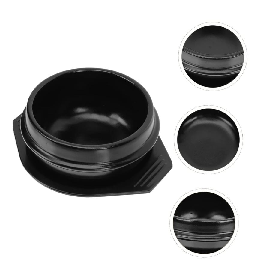 【並行輸入品】PRETYZOOM 1 Set Stone Pot for Bibimbap Soup Bowl with Lid Hot Poの画像