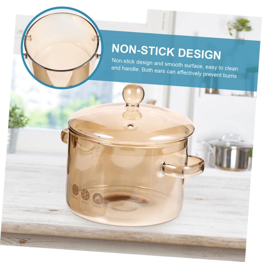 【並行輸入品】SHOWERORO Soup Pot Nonstick Cookware Stew Cooker Steam Soup Bowlの画像