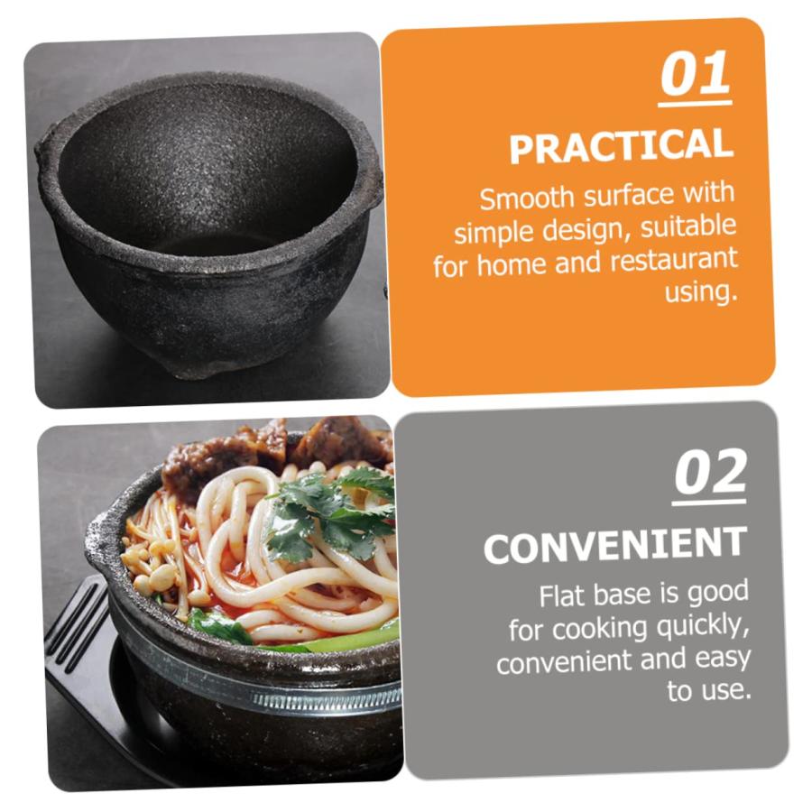 【並行輸入品】LABRIMP 1 Set Old Fashioned Casserole Ceramic Nonstick Frying Paの画像