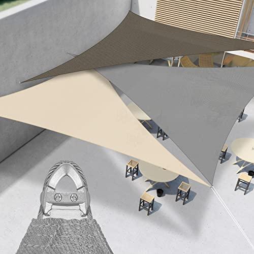 【並行輸入品】Windscreen4less 24' x 28' x 28' Sun Shade Sail Triangle A Ring Oの画像