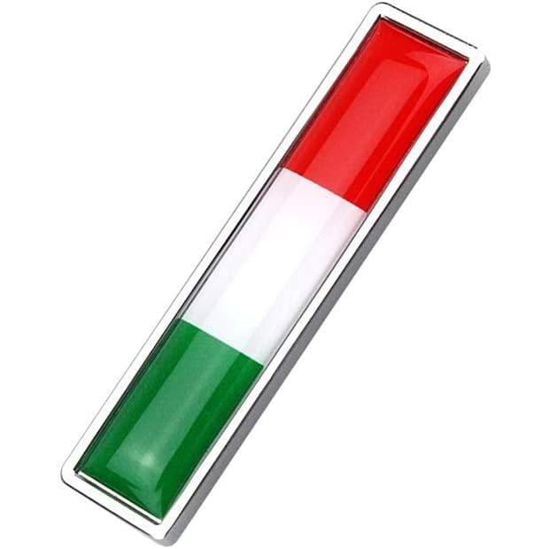 【並行輸入品】PULABO 1Pair National Flag Metal Stickers Italy Flag Emblem Stic_2
