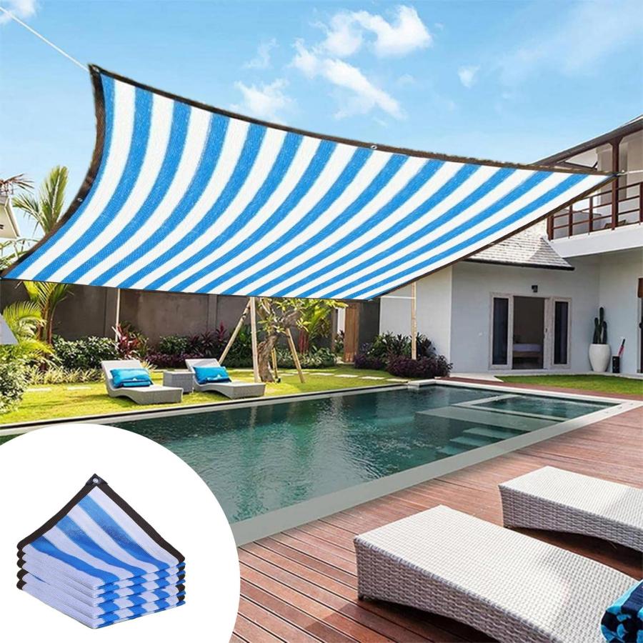 【並行輸入品】Shade Sails   Heavy Duty Sun Shade, Rust Resistant Canopy Blocksの画像