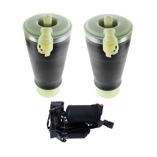 【並行輸入品】HDOZTOJI Rear Air Suspension Spring Bag Compressor Kit Set 3pc Fの画像