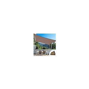 【並行輸入品】New Shade Sails, Outdoor Sunshade Sun Awning 95% Sunshine, Rectaの画像