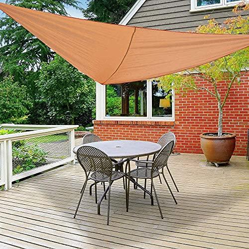 【並行輸入品】4X4x4m Sun Shade Sail Triangle Waterproof Polyester Canopy UV Blの画像