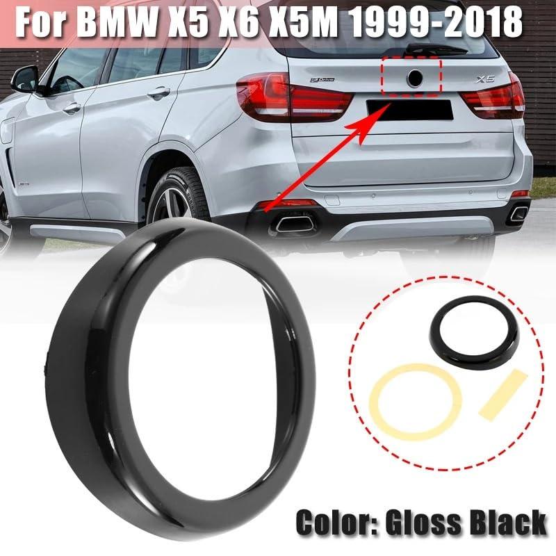 for BMW X5 X6 X5M 1999 2018 Rear Tailgate Badge Ring Logo Frame  並行輸入品