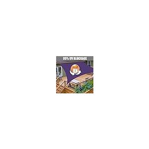 【並行輸入品】ZHhan Sun Shade Sail Waterproof Sunscreen 98% UV Block Garden Be_5