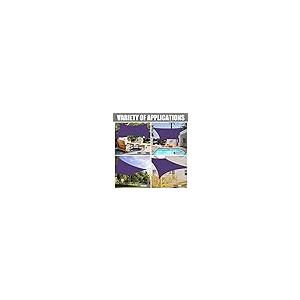 【並行輸入品】ZHhan Sun Shade Sail Waterproof Sunscreen 98% UV Block Garden Be_8