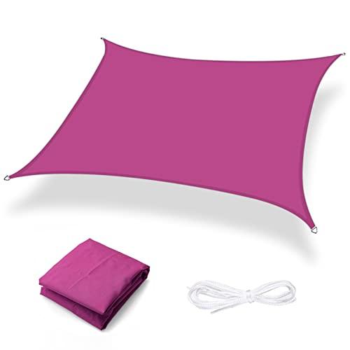 【並行輸入品】ZHhan Sun Shade Sail Waterproof Sunscreen 98% UV Block Garden Be_1