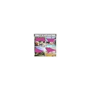 【並行輸入品】ZHhan Sun Shade Sail Waterproof Sunscreen 98% UV Block Garden Be_8