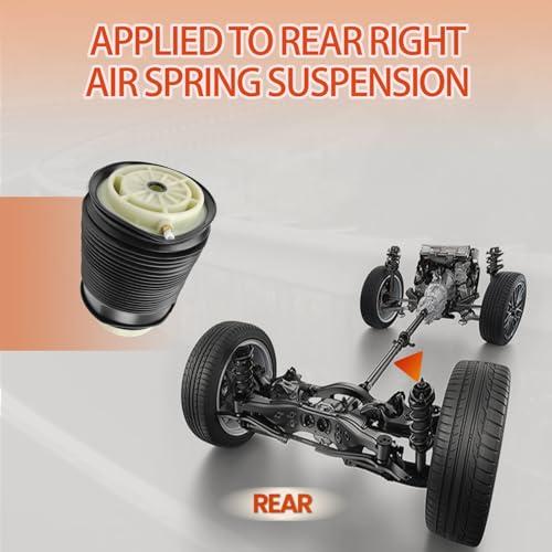 【並行輸入品】 ZYFONLIX Air Suspension Spring Bag Rear Right Compatible with Be_7