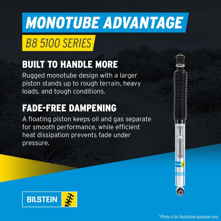【並行輸入品】 Bilstein Pair of Rear B8 5100 Series Shocks Compatible with 2009の画像