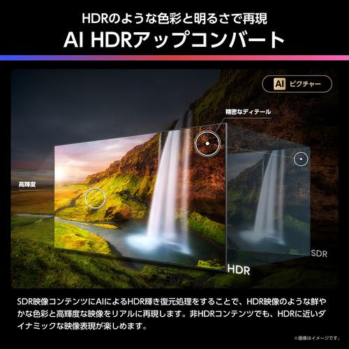 【無料長期保証】ハイセンス 100YR8U 100V型 MiniLED 4K液晶テレビ HI-VIEW AIエンジンPRO搭載 BS・110 度CS デジタルチューナー内蔵_17