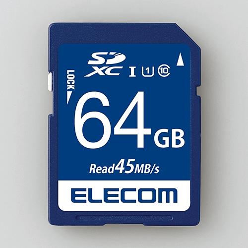 エレコム MF-FS064GU11R データ復旧SDXCカード(UHS-I U1) 64GB｜best-tecc