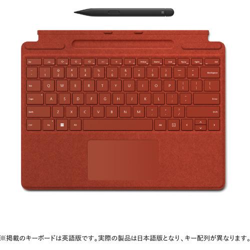 マイクロソフト 8X6-00039 Surface Pro スリムペン2付き Signature キーボード ポピーレッド MYK1543967421(14205円)