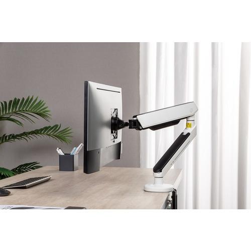 グリーンハウス GH-GAMB1-WH LEDゲーミングモニターアーム ホワイト