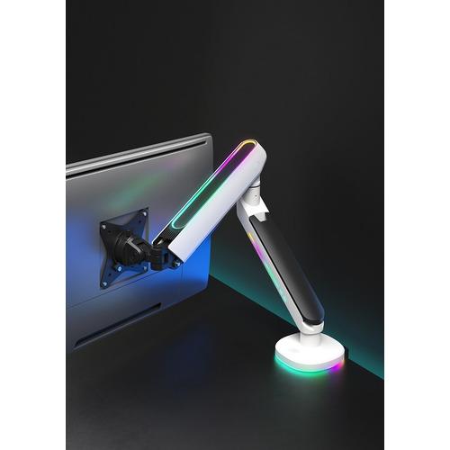 グリーンハウス ゲーミングモニターアーム GH-GAMB1-WH 1画面, ディスプレイ用アーム | GH-GAMB1-WH | GREEN HOUSE グリーンハウス