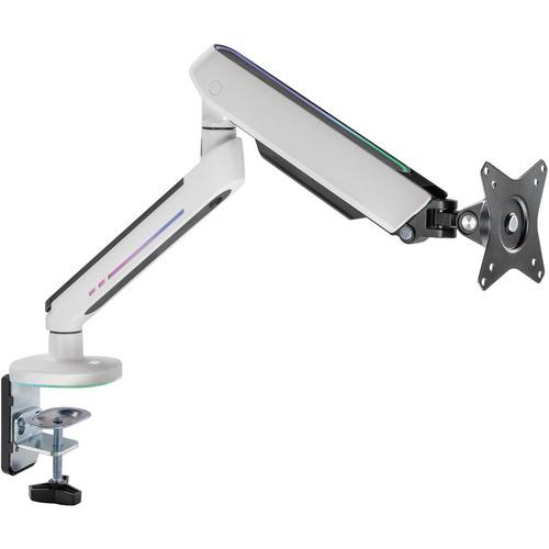 グリーンハウス GH-GAMB1-WH LEDゲーミングモニターアーム ホワイト