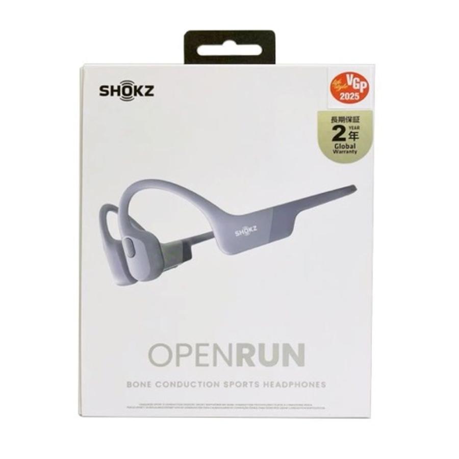 Shokz(ショックス) OpenRUN パープル SKZ-EP-000055 ワイヤレス骨伝導