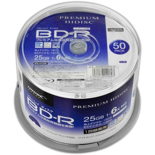 磁気研究所 HDVBR25RP50SP 録画用25GB 1-6倍速対応 BD-R追記型