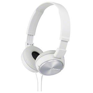 SONY ダイナミックステレオヘッドフォン SONY（ソニー） MDR-ZX310／W 密閉ダイナミック ステレオヘッドホン