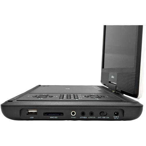ダイニチ電子 WPDT1091 地デジ対応 10.1インチ ポータブルDVDプレーヤー Wizz ホワイトの画像