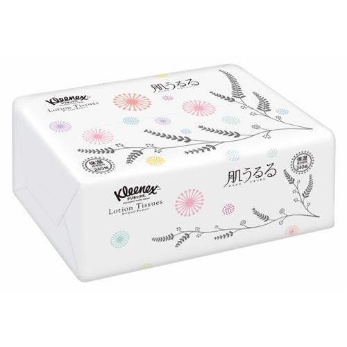 日本製紙クレシア クリネックス ティシュー ローション 肌うるる ソフトパック 240W
