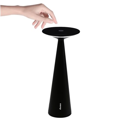 大塚家具 LEDテーブルスタンド 「ZAF-DAMA-BK」 ブラック USB充電式の画像