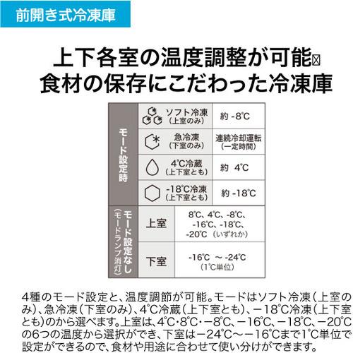 【無料長期保証】Haier JF-NUF168B-W 冷凍庫 168L・右開き ホワイト JFNUF168BW｜best-tecc｜10