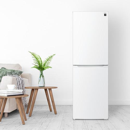 シャープ 冷蔵庫 230L 右開き 2ドア 幅54.4cm 一人暮し向け プラズマ