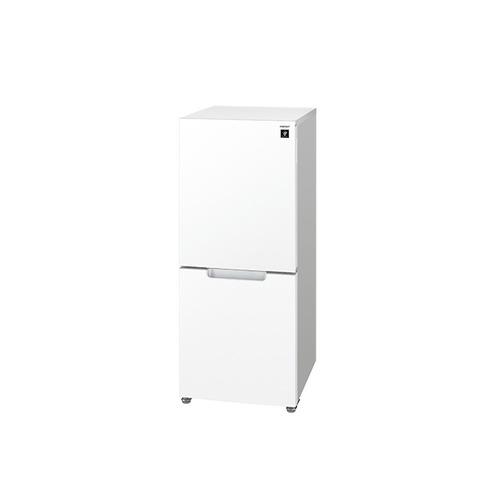 シャープ SJ-GD15R-W 2ドアドア冷蔵庫 (152L・左右付替タイプ) クリア